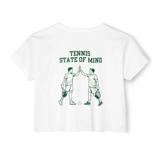 STATE OF MIND - Tennis Crop Top