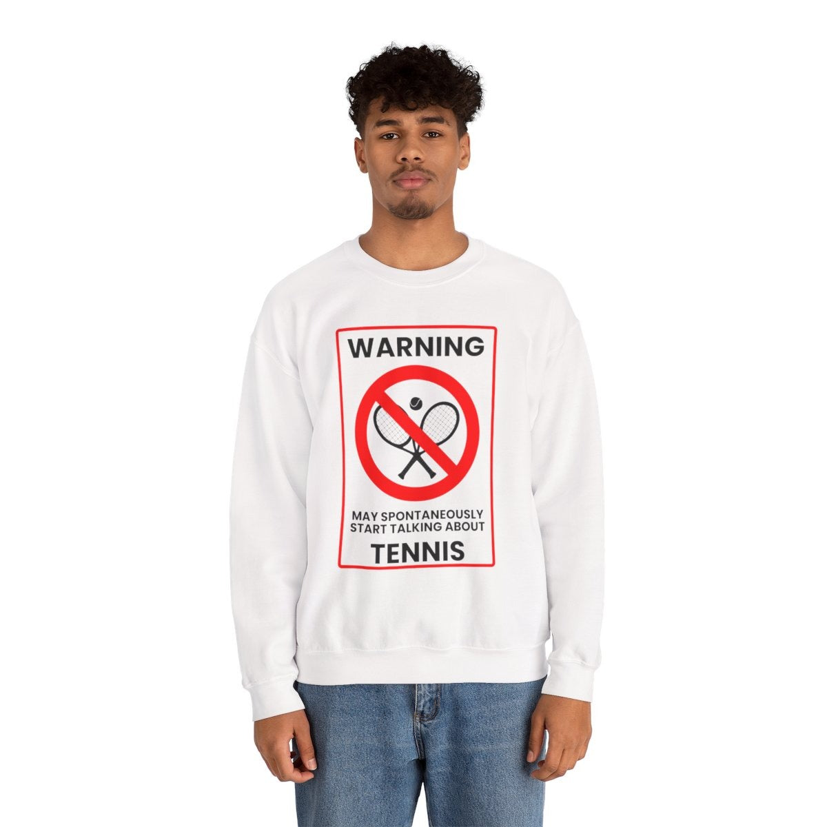 WARNING TENNIS - Tennis (Sweatshirt)