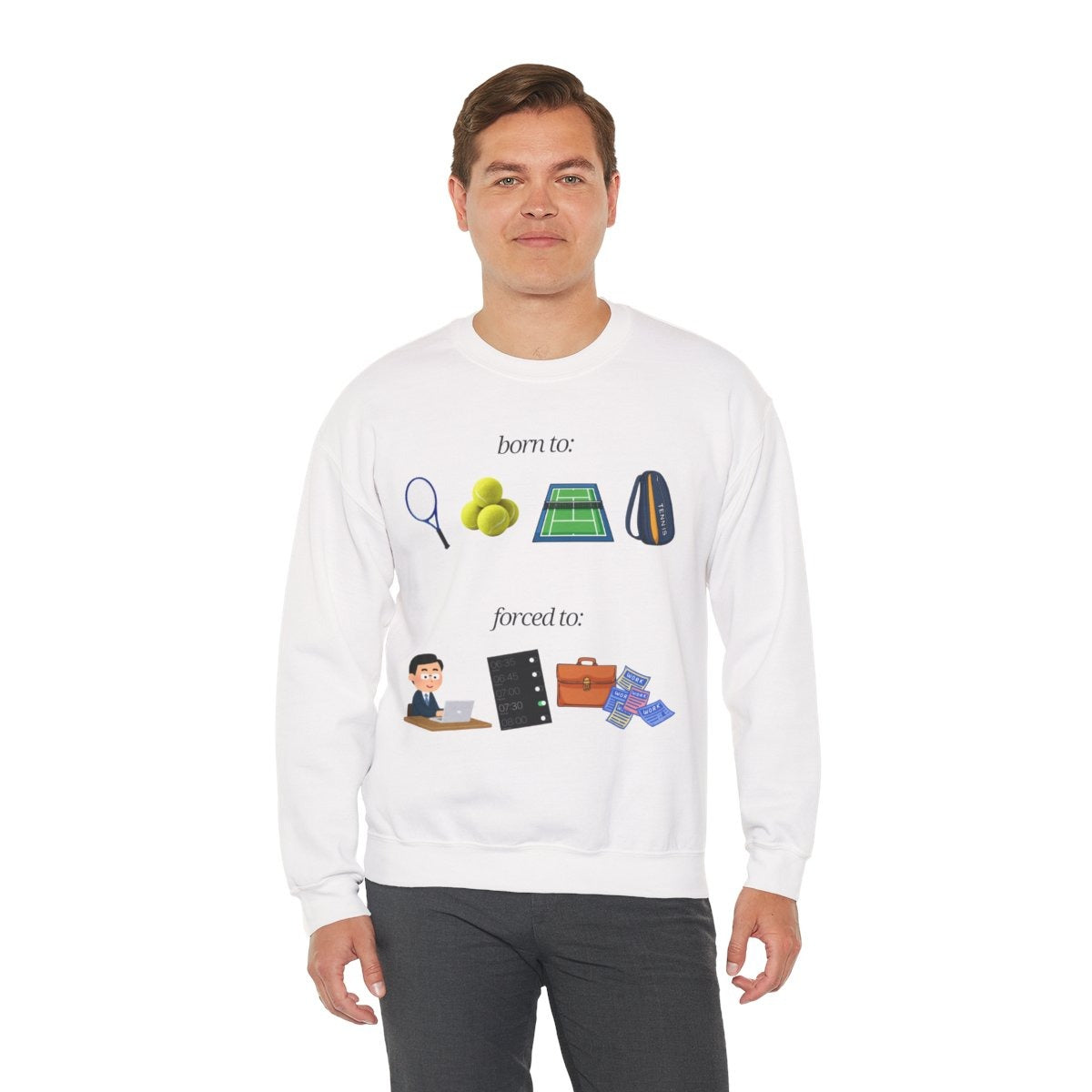 FORCED TO WORK - Tennis (Sweatshirt)