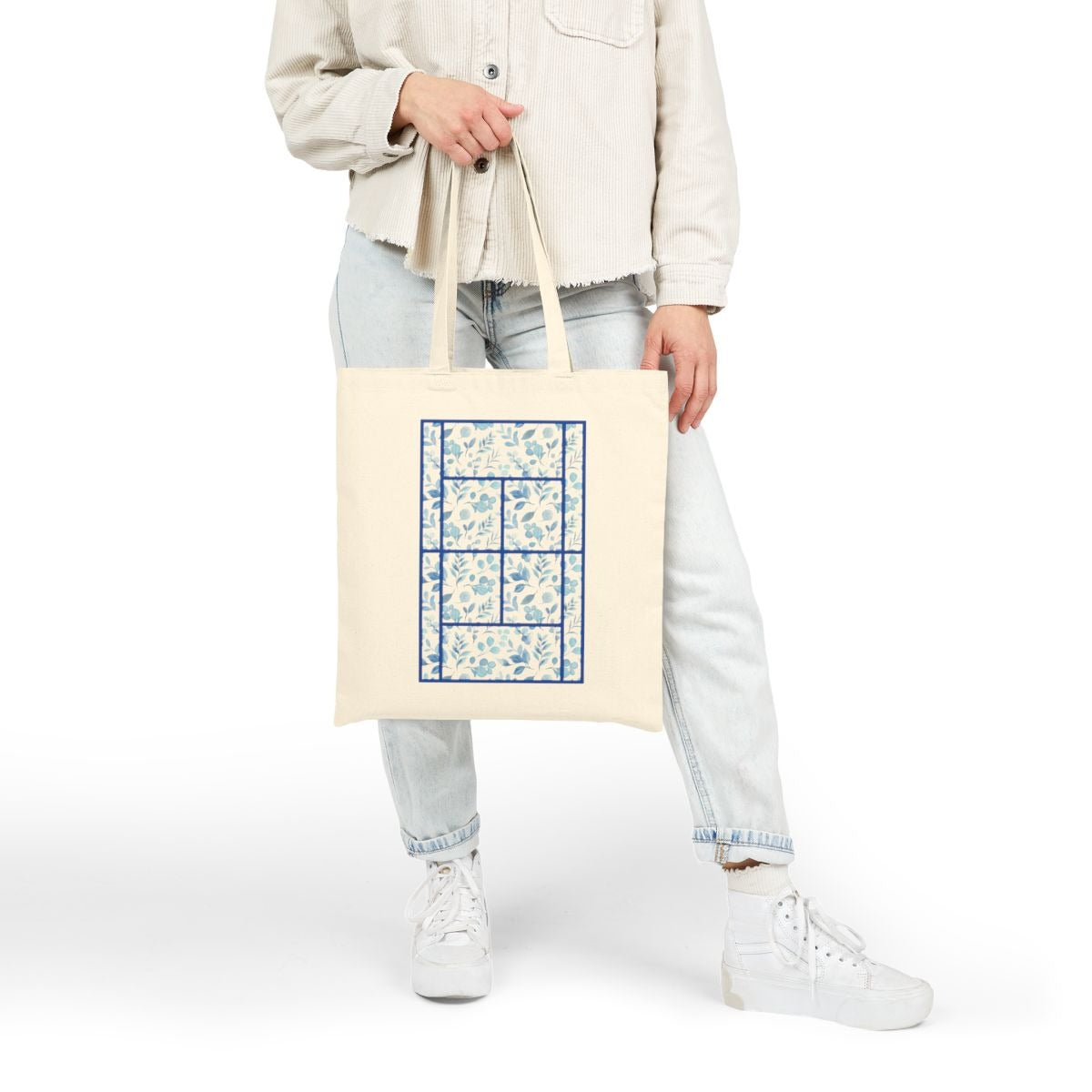 TENNIS FLORAL 2 - Tennis (Tote Bag)