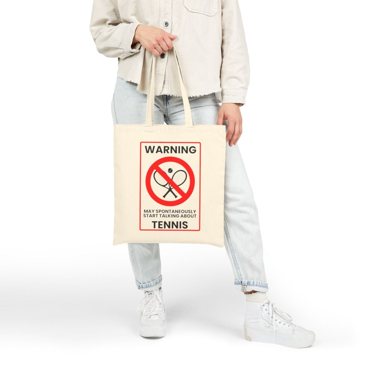 WARNING TENNIS - Tennis (Tote Bag)
