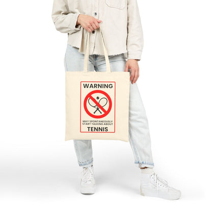 WARNING TENNIS - Tennis (Tote Bag)