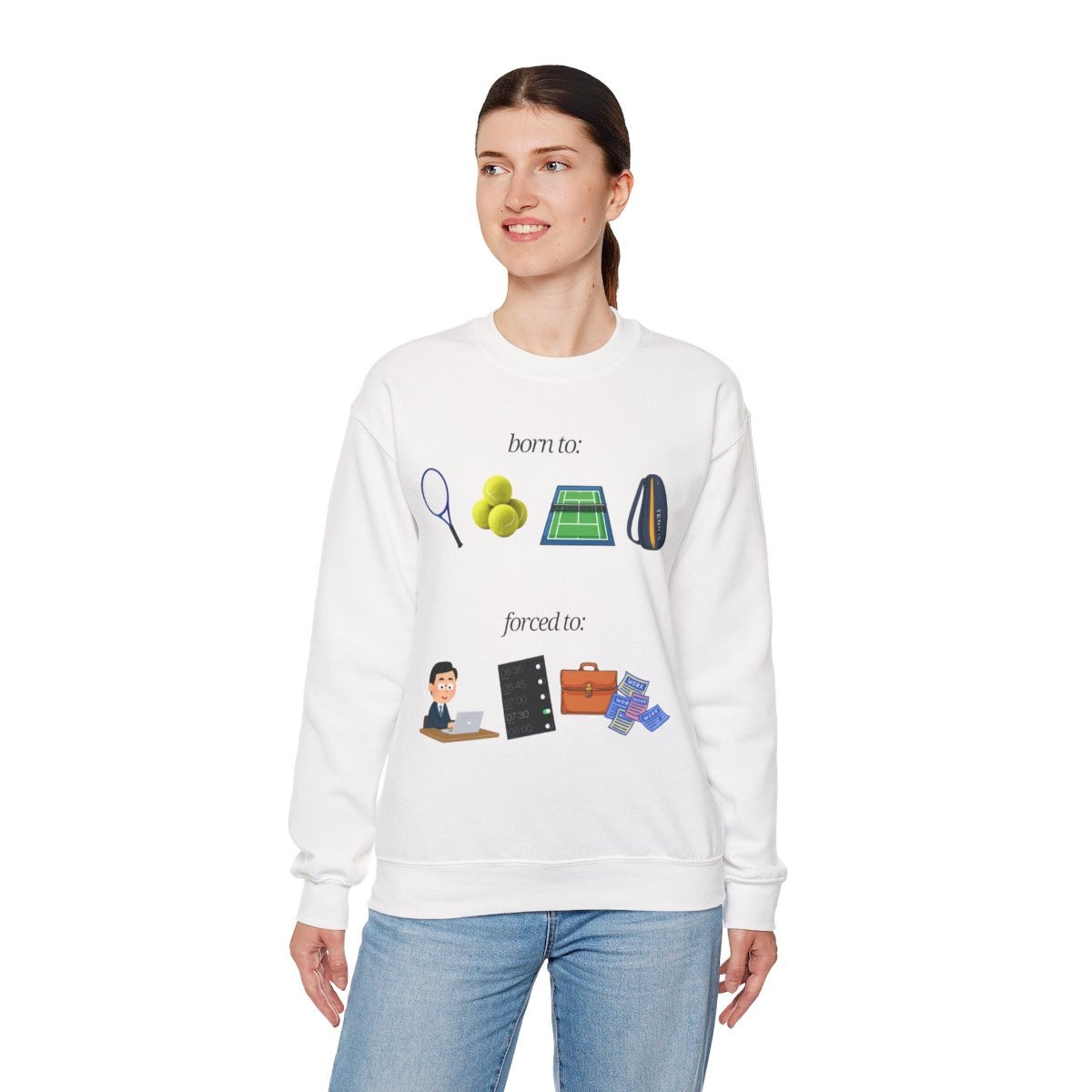 FORCED TO WORK - Tennis (Sweatshirt)