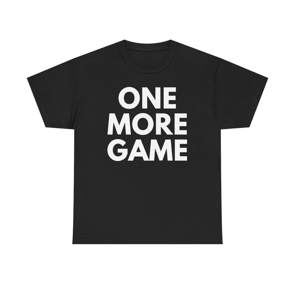 ONE MORE GAME - Tennis & Pickleball (Basic Tee)