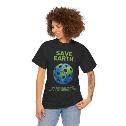 SAVE EARTH - Pickleball (Basic Tee)