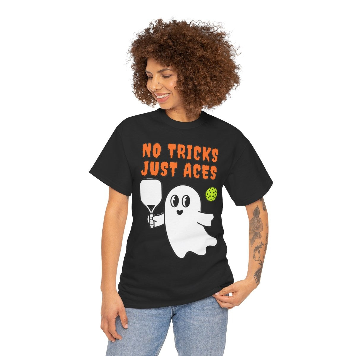 PICKLEBALL HALLOWEEN - Pickleball (Basic Tee)