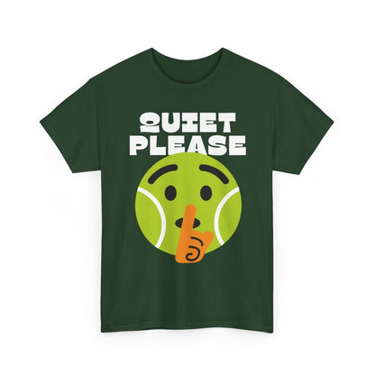 QUIET PLEASE - Tennis (Basic Tee)