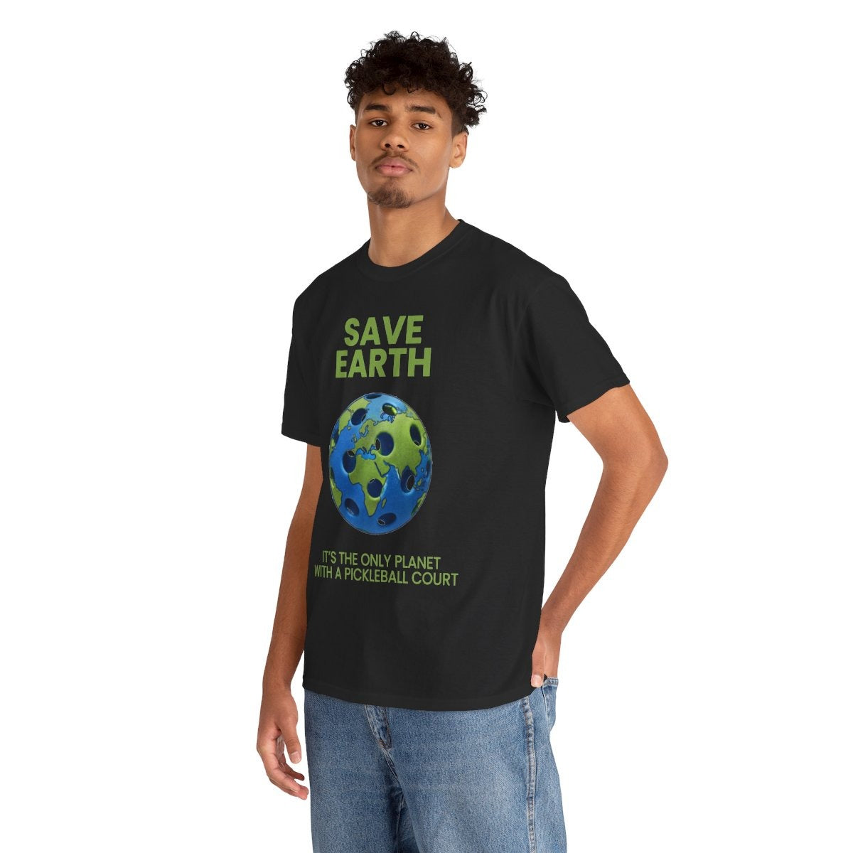 SAVE EARTH - Pickleball (Basic Tee)