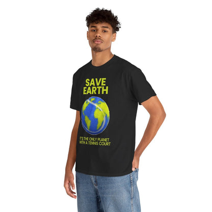 SAVE EARTH - Tennis (Basic Tee)
