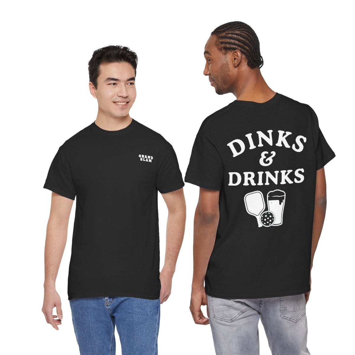 DINKS & DRINKS - Pickleball (Basic Tee)