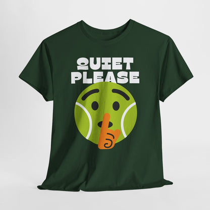 QUIET PLEASE - Tennis (Basic Tee)
