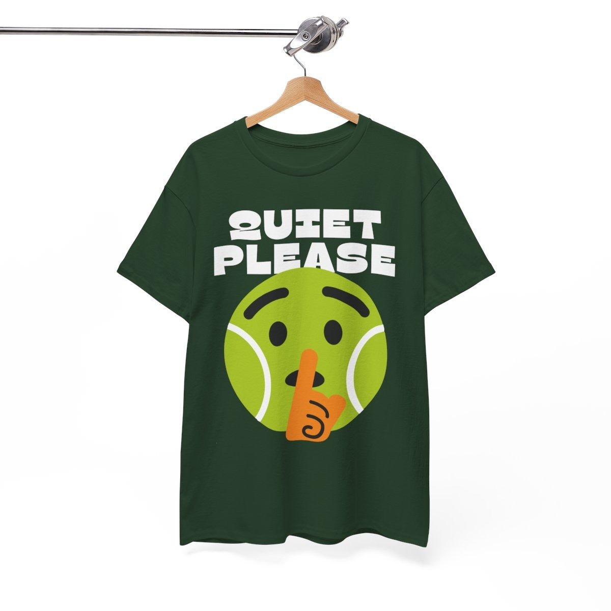 QUIET PLEASE - Tennis (Basic Tee)