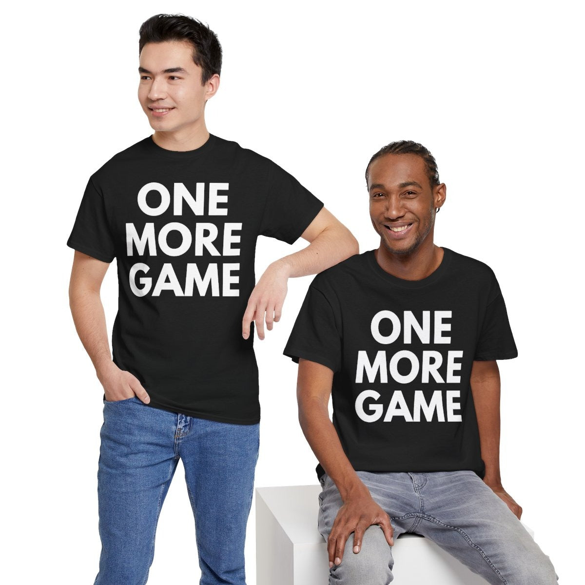 ONE MORE GAME - Tennis & Pickleball (Basic Tee)