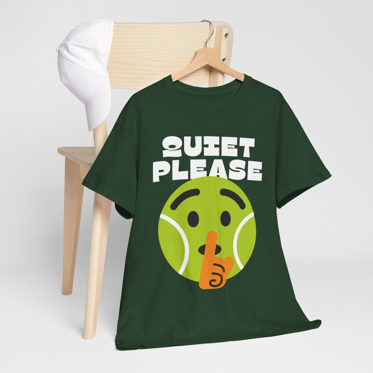 QUIET PLEASE - Tennis (Basic Tee)