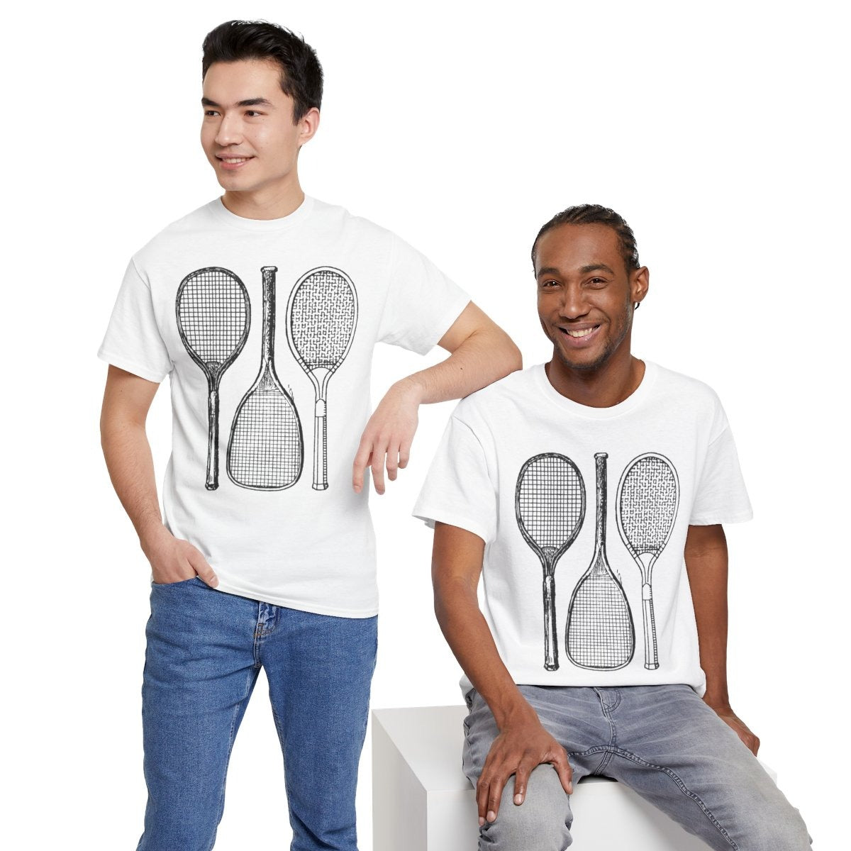RETRO RACQUET - Tennis (Basic Tee)