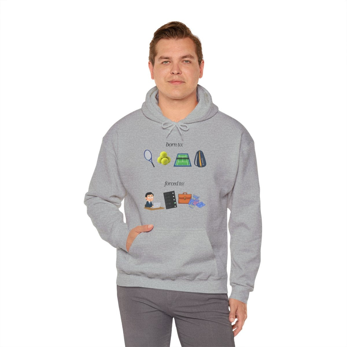 FORCED TO WORK - Tennis (Hoodie)