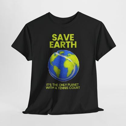 SAVE EARTH - Tennis (Basic Tee)