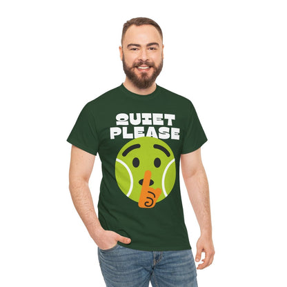 QUIET PLEASE - Tennis (Basic Tee)