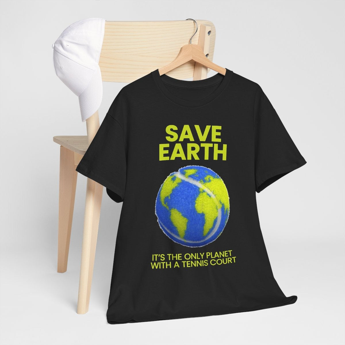 SAVE EARTH - Tennis (Basic Tee)
