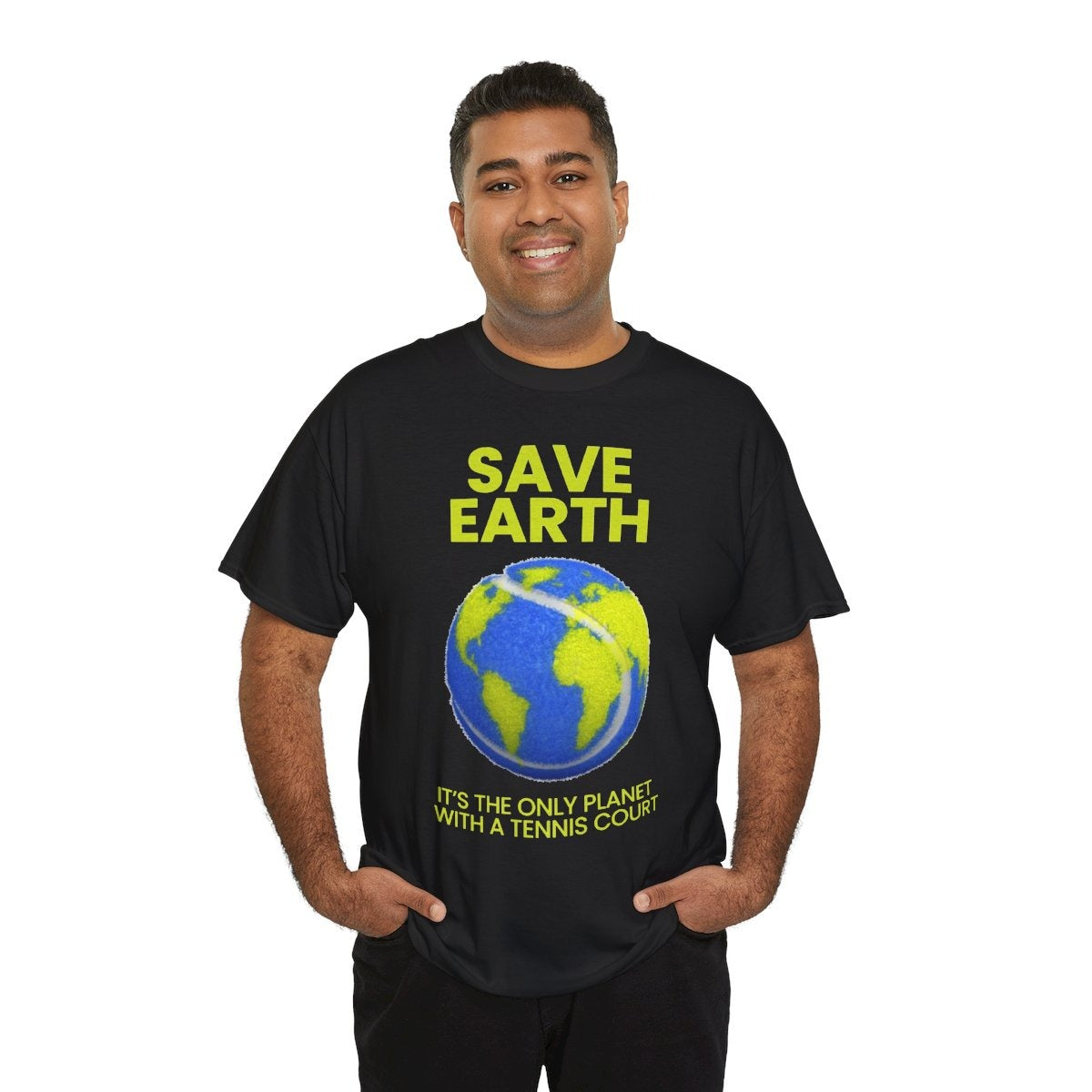 SAVE EARTH - Tennis (Basic Tee)