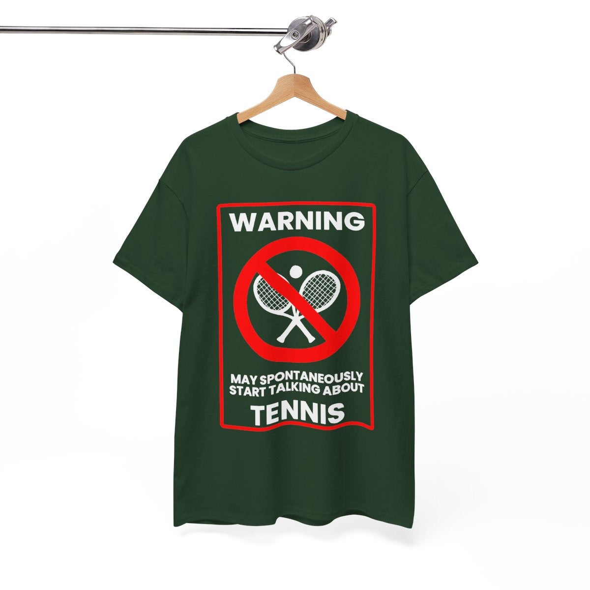 WARNING TENNIS - Tennis (Basic Tee)