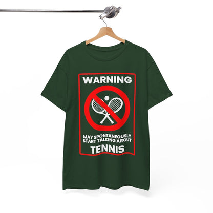 WARNING TENNIS - Tennis (Basic Tee)