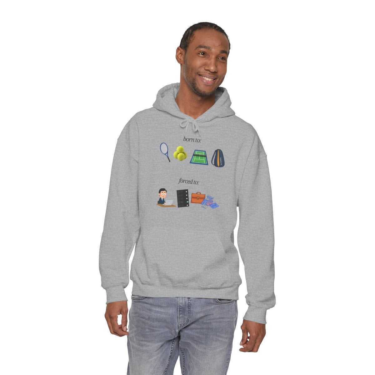 FORCED TO WORK - Tennis (Hoodie)