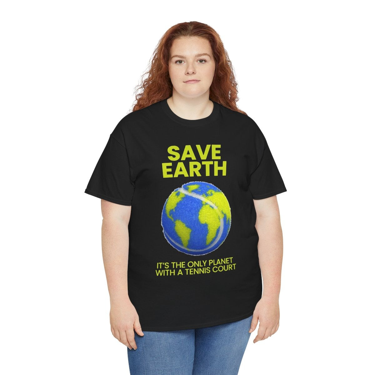 SAVE EARTH - Tennis (Basic Tee)