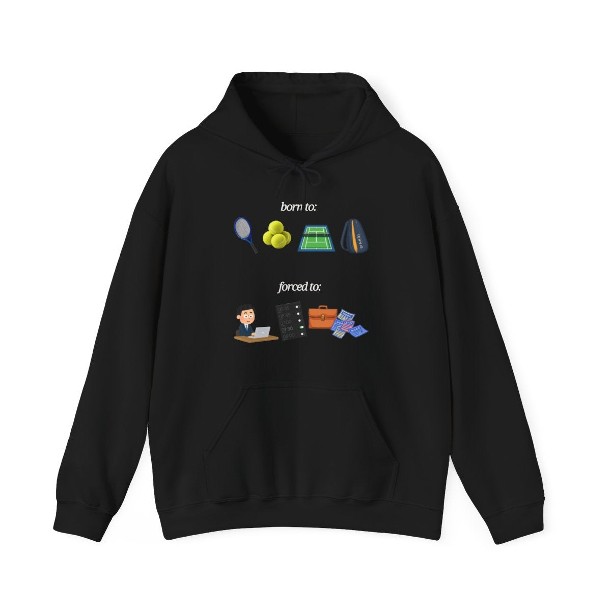 FORCED TO WORK - Tennis (Hoodie)