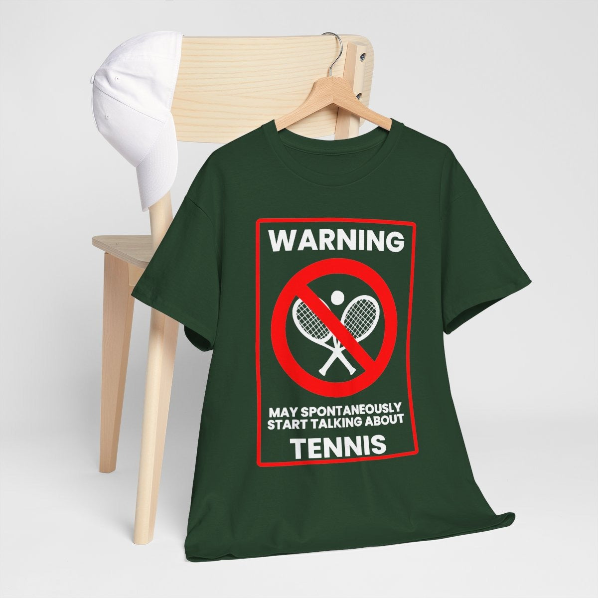 WARNING TENNIS - Tennis (Basic Tee)