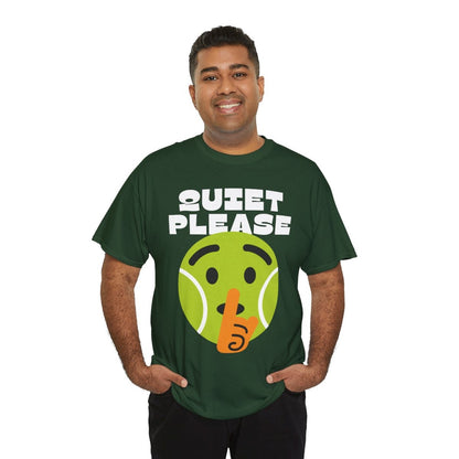 QUIET PLEASE - Tennis (Basic Tee)