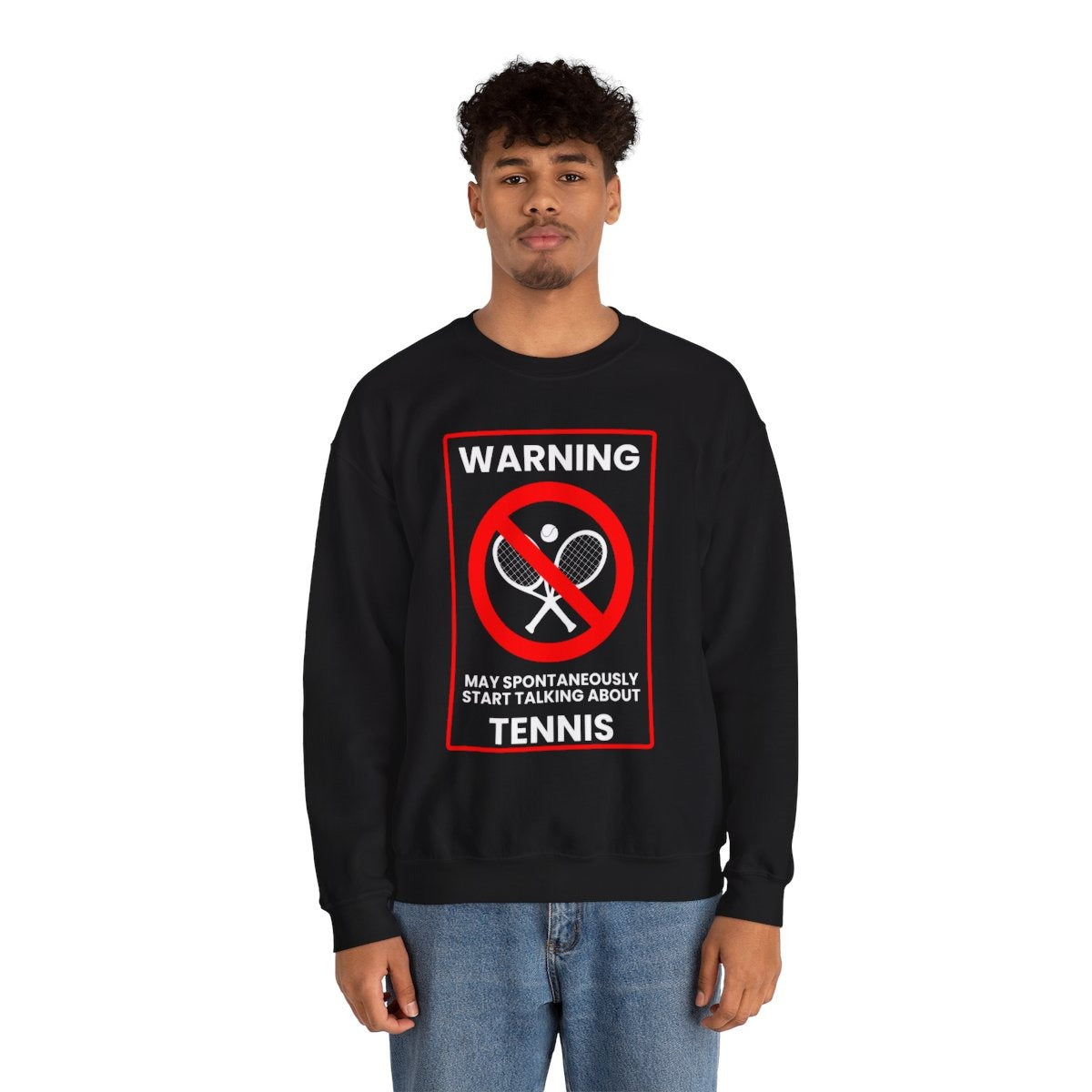 WARNING TENNIS - Tennis (Sweatshirt)