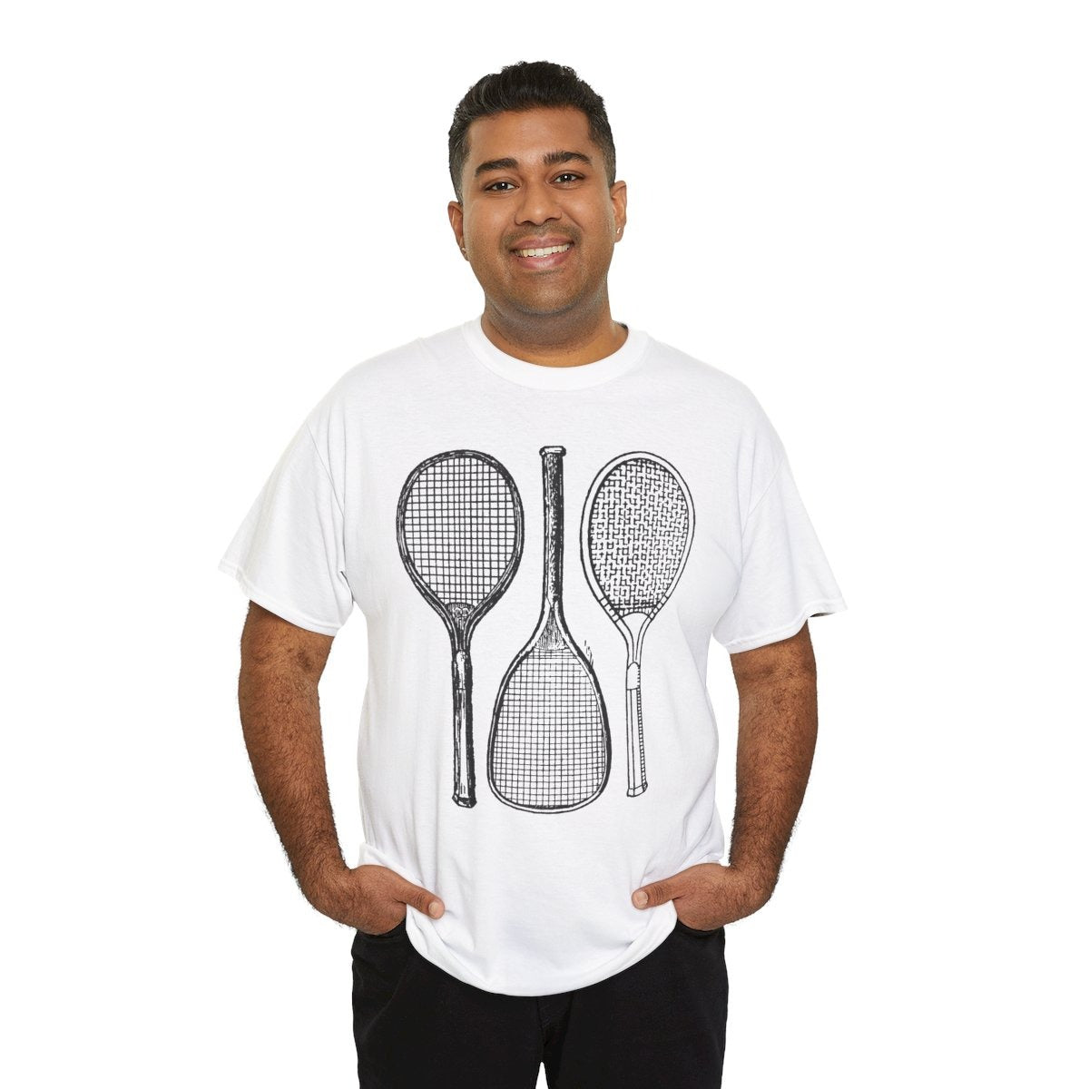 RETRO RACQUET - Tennis (Basic Tee)