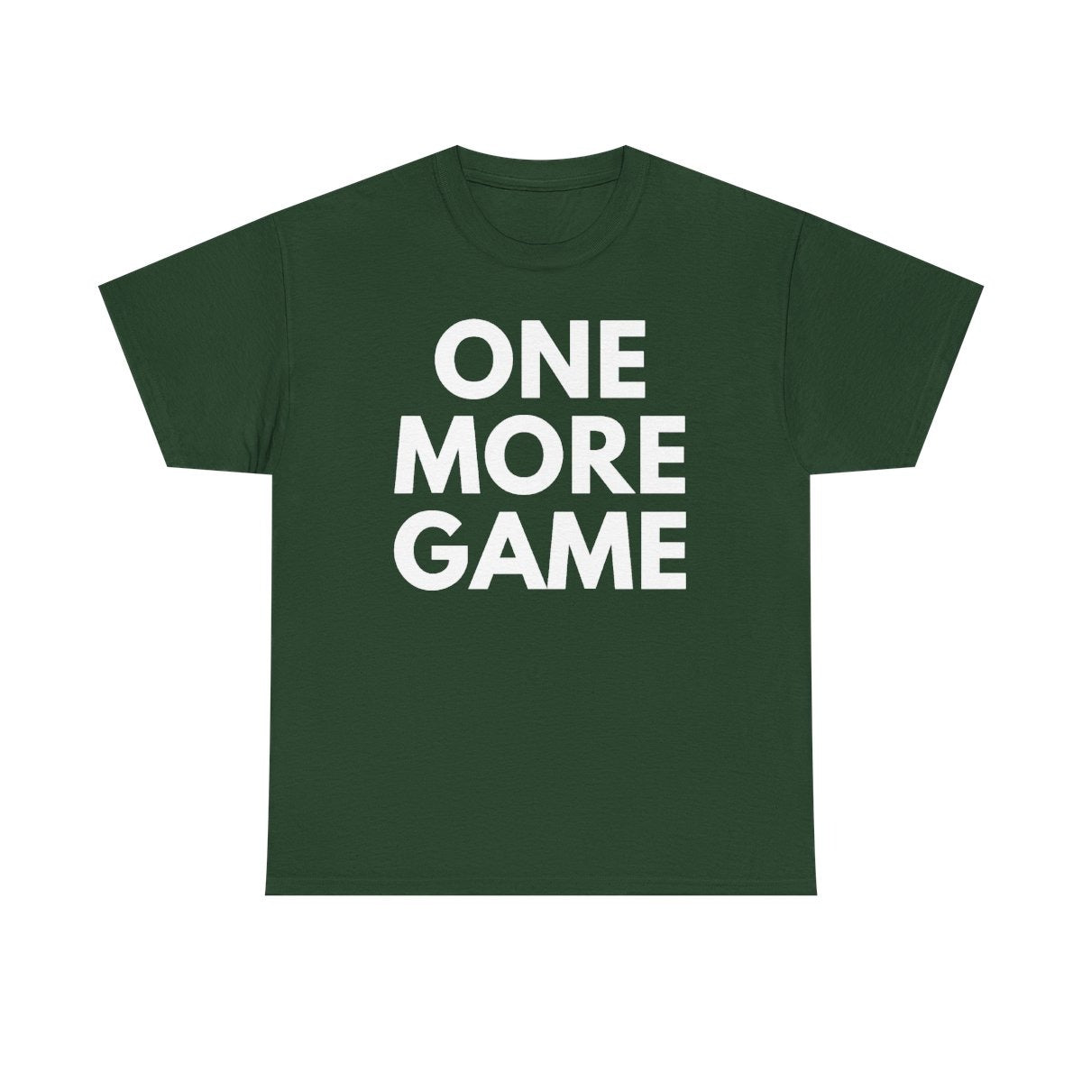 ONE MORE GAME - Tennis & Pickleball (Basic Tee)