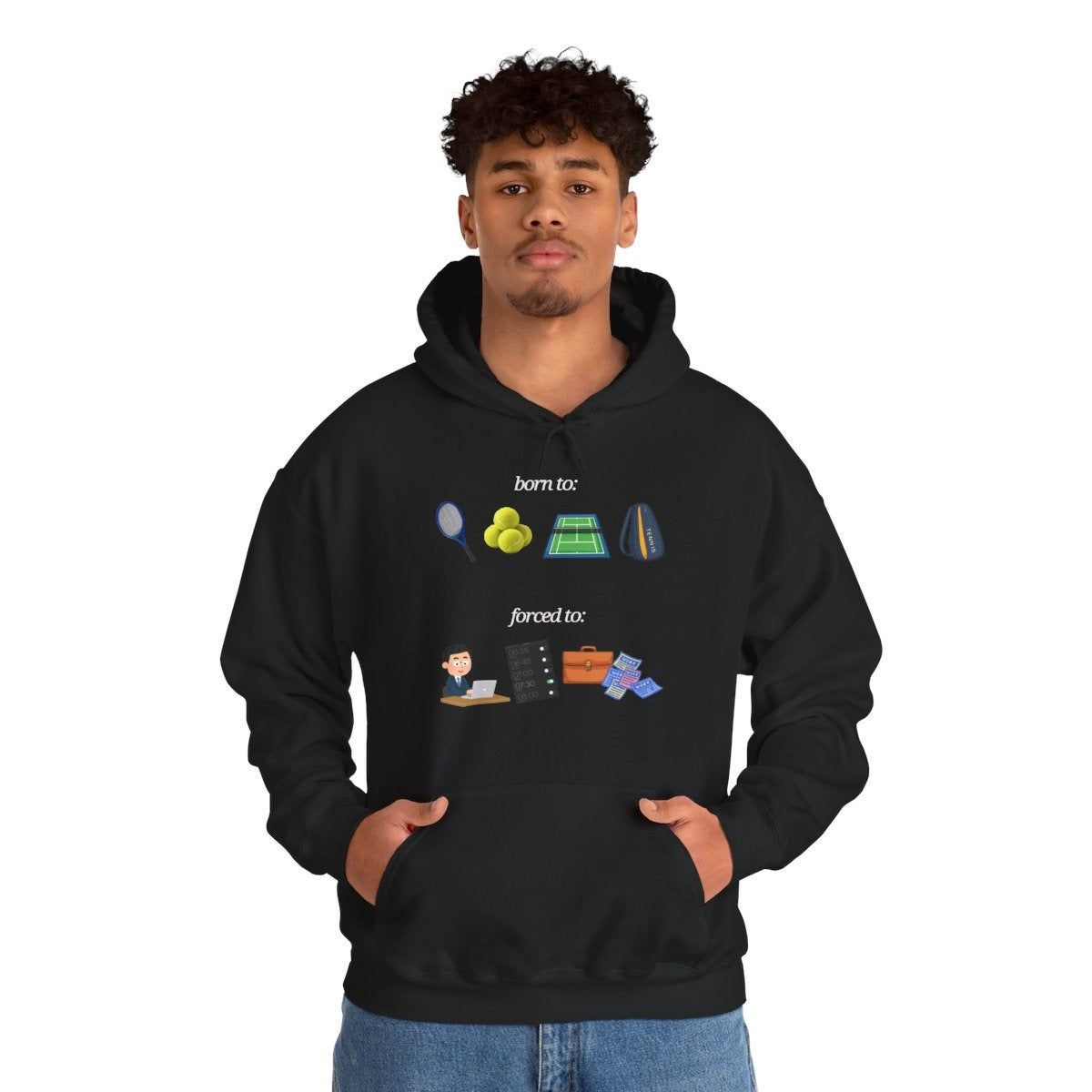 FORCED TO WORK - Tennis (Hoodie)