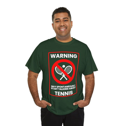 WARNING TENNIS - Tennis (Basic Tee)