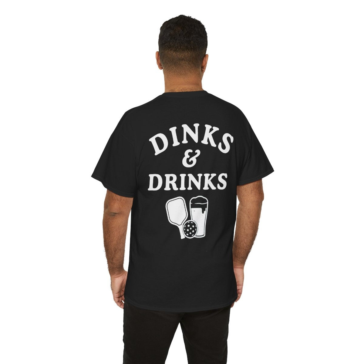 DINKS & DRINKS - Pickleball (Basic Tee)