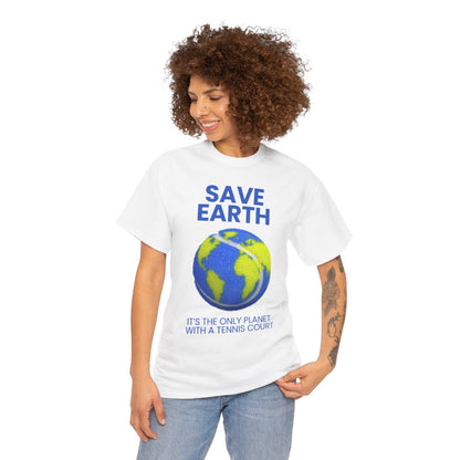 SAVE EARTH - Tennis (Basic Tee)