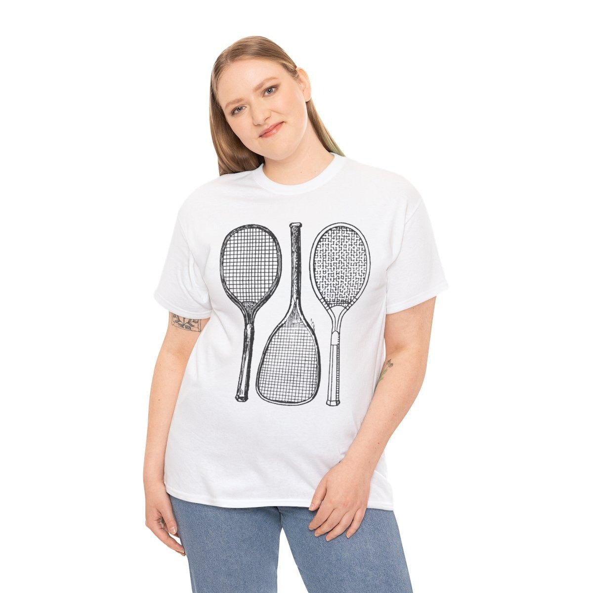 RETRO RACQUET - Tennis (Basic Tee)
