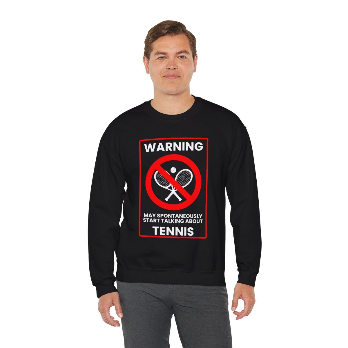 WARNING TENNIS - Tennis (Sweatshirt)
