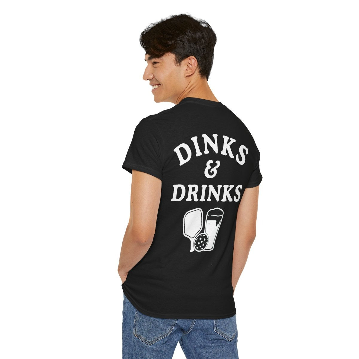 DINKS & DRINKS - Pickleball (Basic Tee)