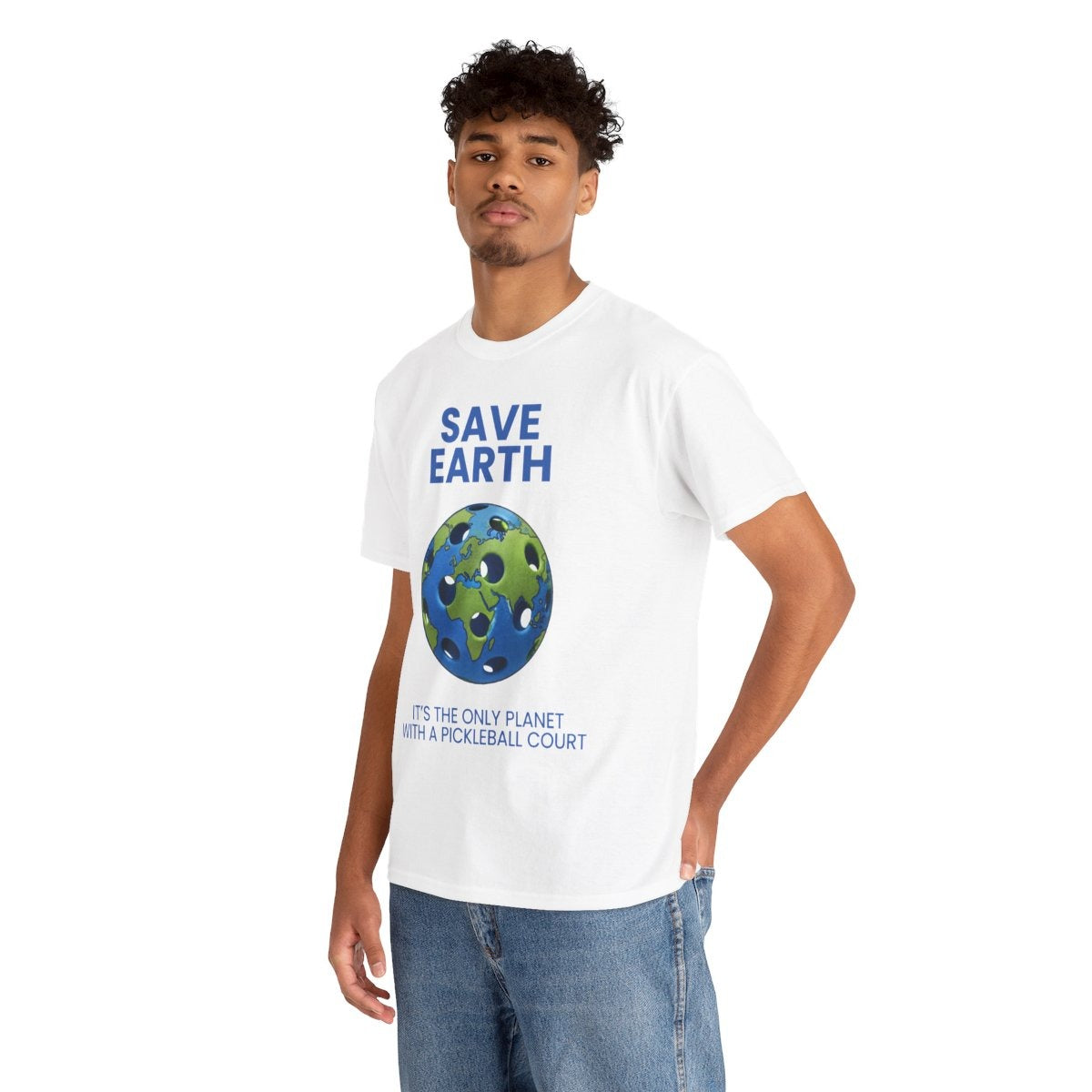 SAVE EARTH - Pickleball (Basic Tee)