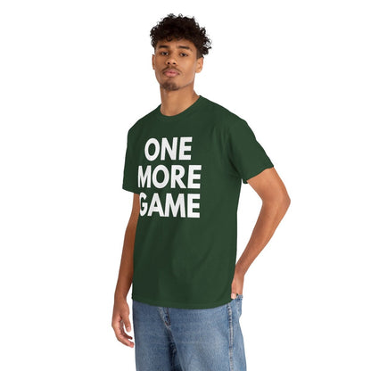 ONE MORE GAME - Tennis & Pickleball (Basic Tee)