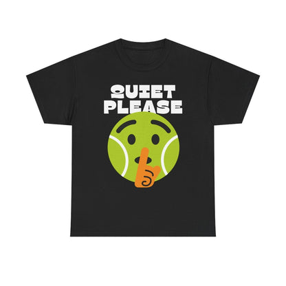 QUIET PLEASE - Tennis (Basic Tee)