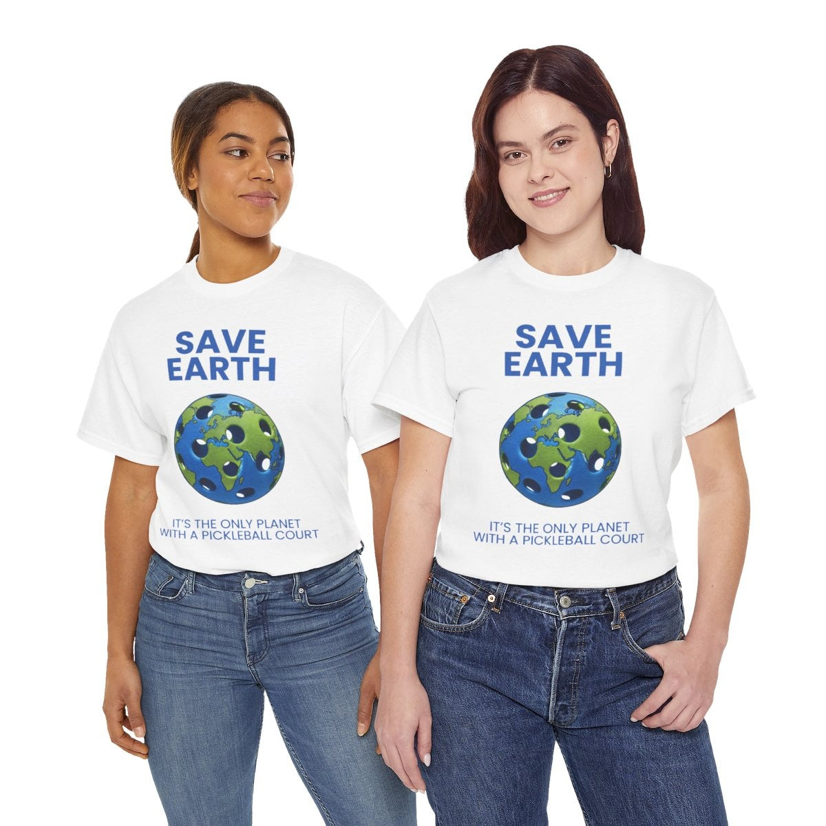 SAVE EARTH - Pickleball (Basic Tee)