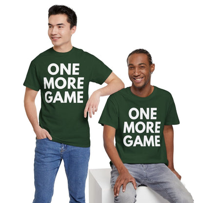 ONE MORE GAME - Tennis & Pickleball (Basic Tee)