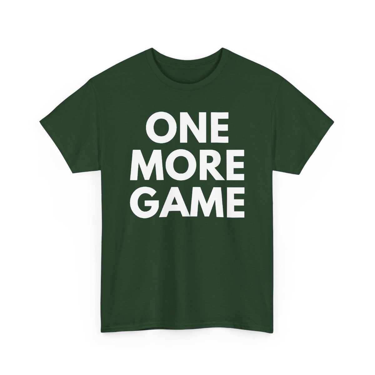 ONE MORE GAME - Tennis & Pickleball (Basic Tee)