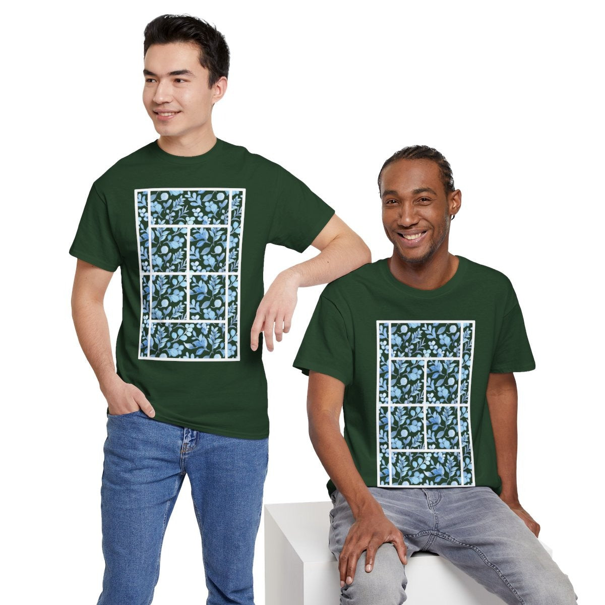 TENNIS FLORAL 2 - Tennis (Basic Tee)