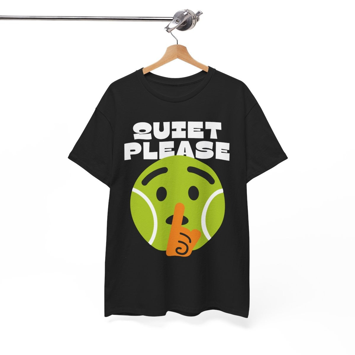 QUIET PLEASE - Tennis (Basic Tee)