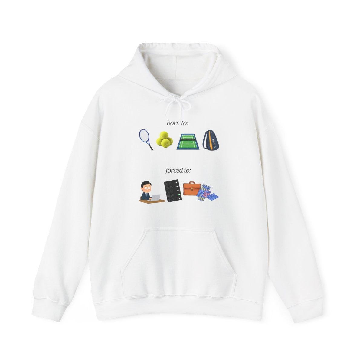 FORCED TO WORK - Tennis (Hoodie)